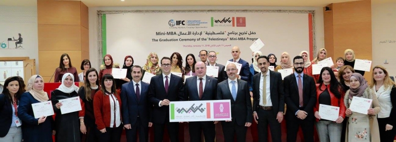 Bank of Palestine celebrates the graduation of the second cohort of the Felestineya Mini MBA Program that aims to advance business and leadership skills of women entrepreneurs in Palestine 