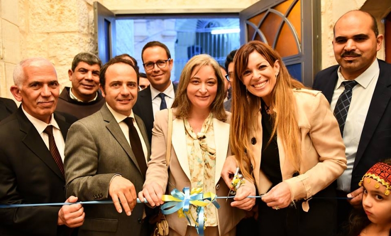 Celebrating the completion of the rehabilitation works on Dar Al Sabagh in Star Street, Bethlehem, and transforming it into a Diaspora studies and research center