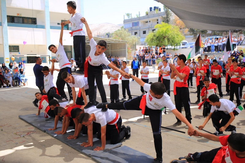 بنك فلسطين يقدم رعايته للمهرجان الرياضي المركزي في مدينة قباطية