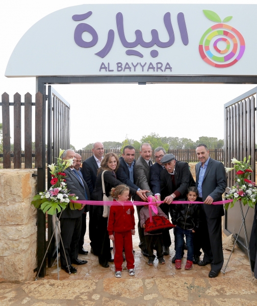 Bank of Palestine, Welfare Association, ANERA and Birzeit’s Municipal Council inaugurates the twentieth recreational park for children within “Al-Bayyara Parks” project