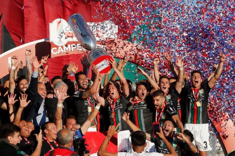 Club Deportivo Palestino wins the Chilean cup for the third time in history