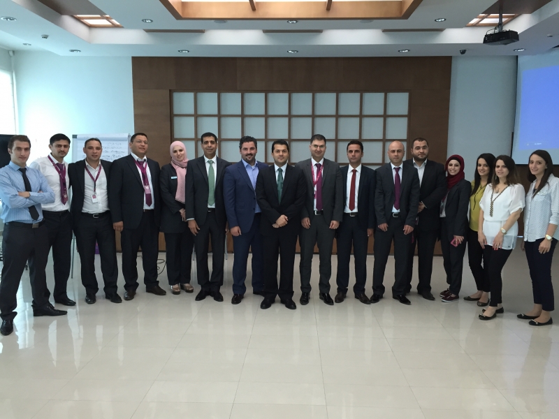 Bank of Palestine hosts the Country Manager (Palestine, Jordan and Iraq) at Visa Inc. and holds a number of training workshops