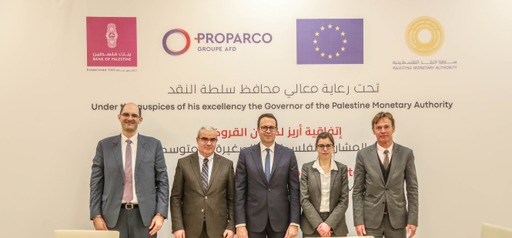 Proparco and the European Union support Bank of Palestine in financing high impact SMEs